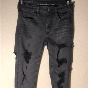 Black American eagle jeans.